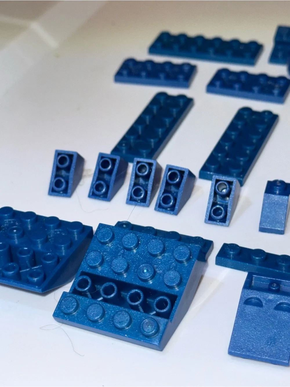 LEGO Royal Blue 28 Misc Planks Pieces Parts Lot